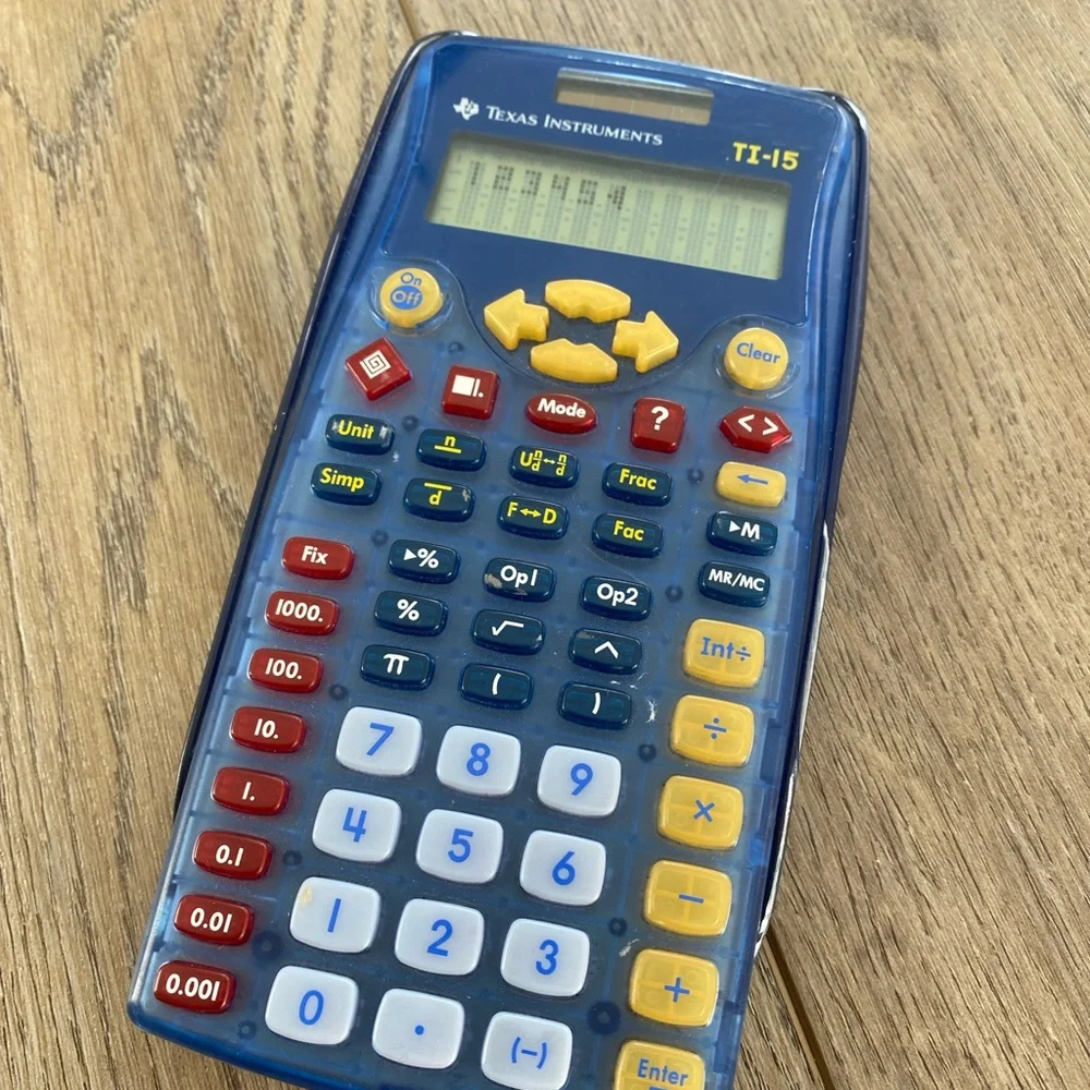 Texas Instruments TI-15 Scientific Calculator - Picture 3 of 4